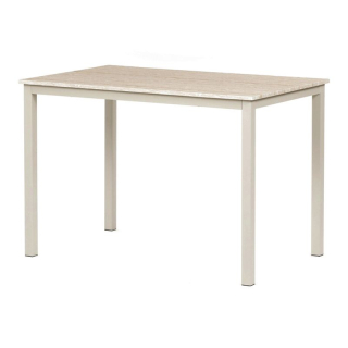 Jedálenský stôl 110×70×75 cm, MDF travertín